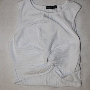 White Crop Top